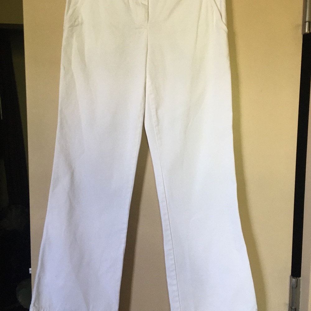 J crew white chino pants. Size 4